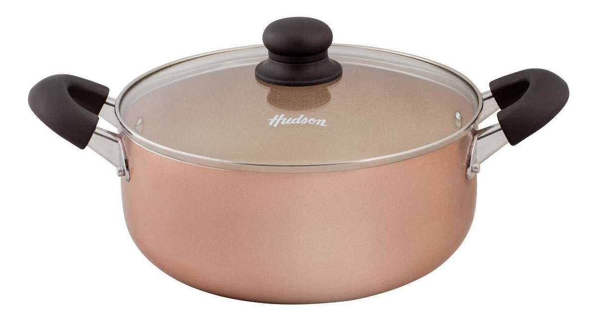 Set De Ollas Antiadherente 20 Cm Y 24 Cm Hudson