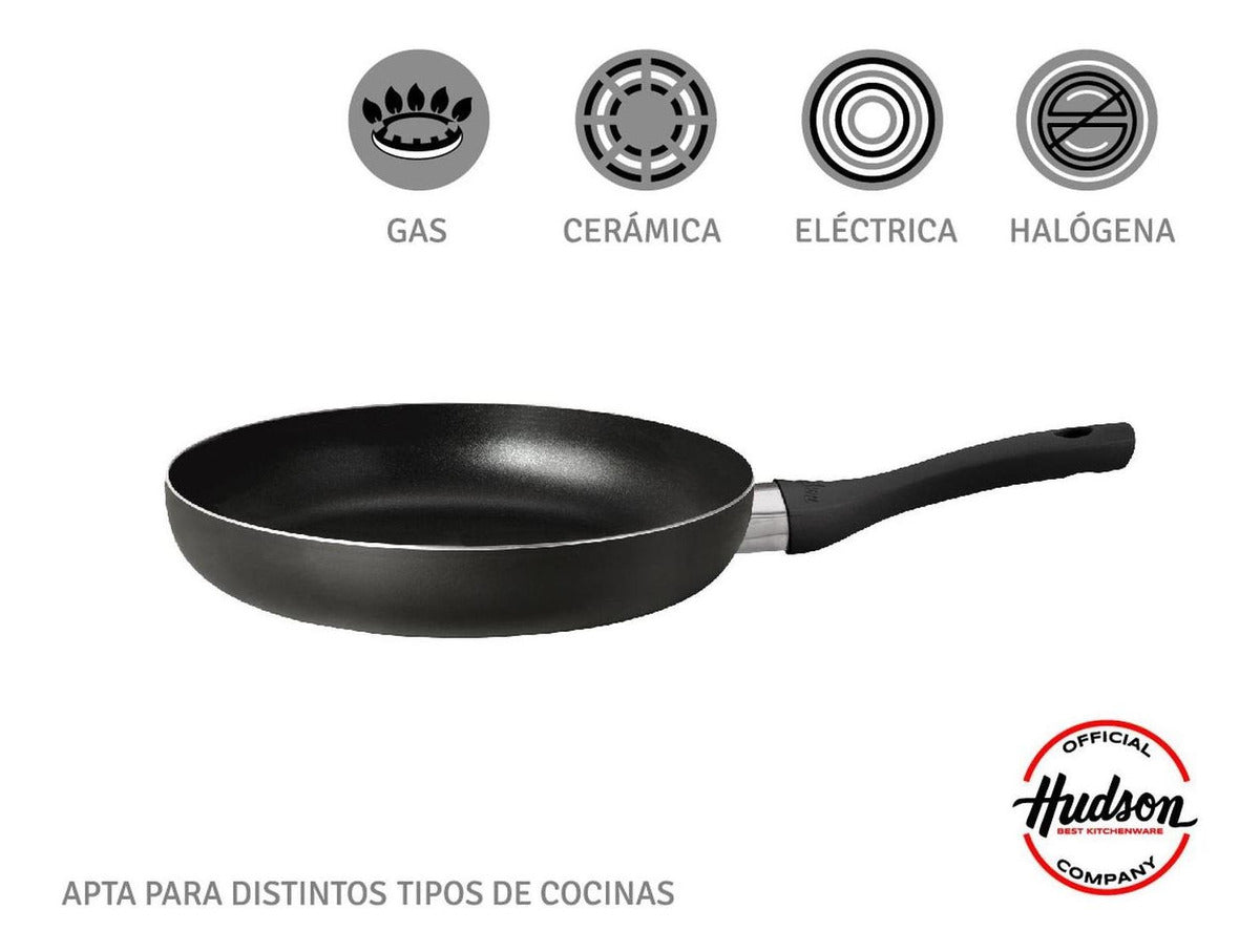 Sarten Hudson 24 Cm Triple Capa Antiadherente Alumino