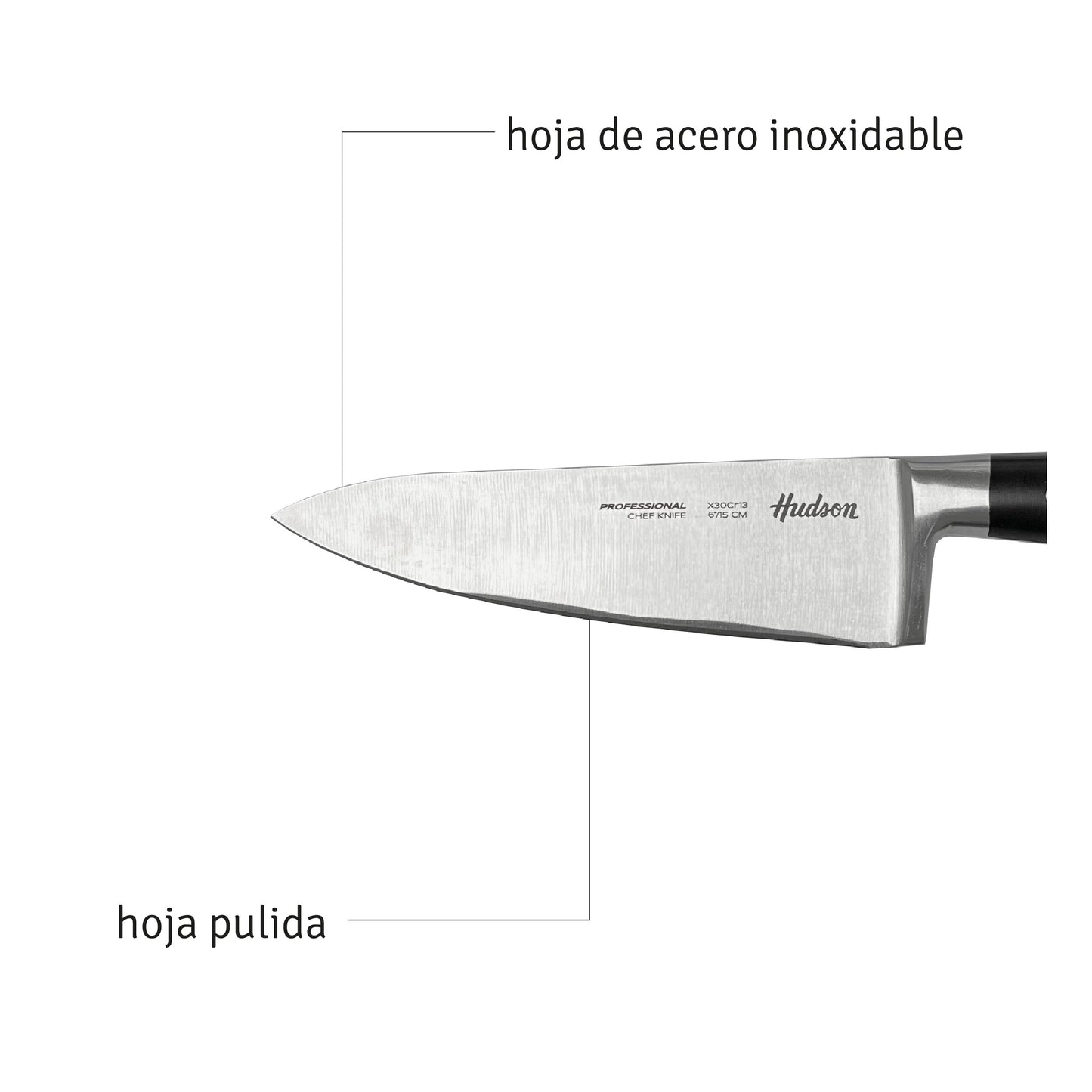 Cuchillo Hudson Chef 6 Cocina Linea Professional