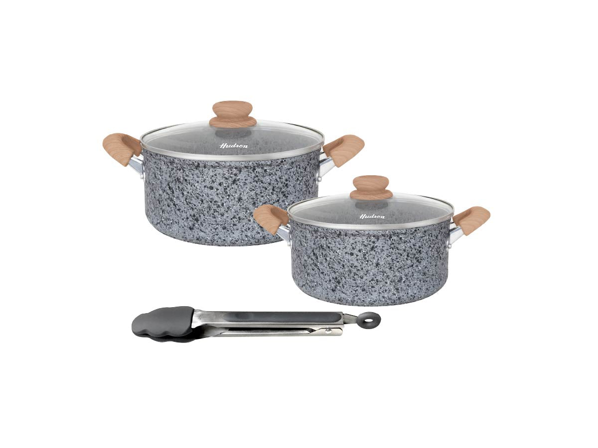 Bateria Antiadherente 24 cm + 28 Cm + Pinza De Cocina