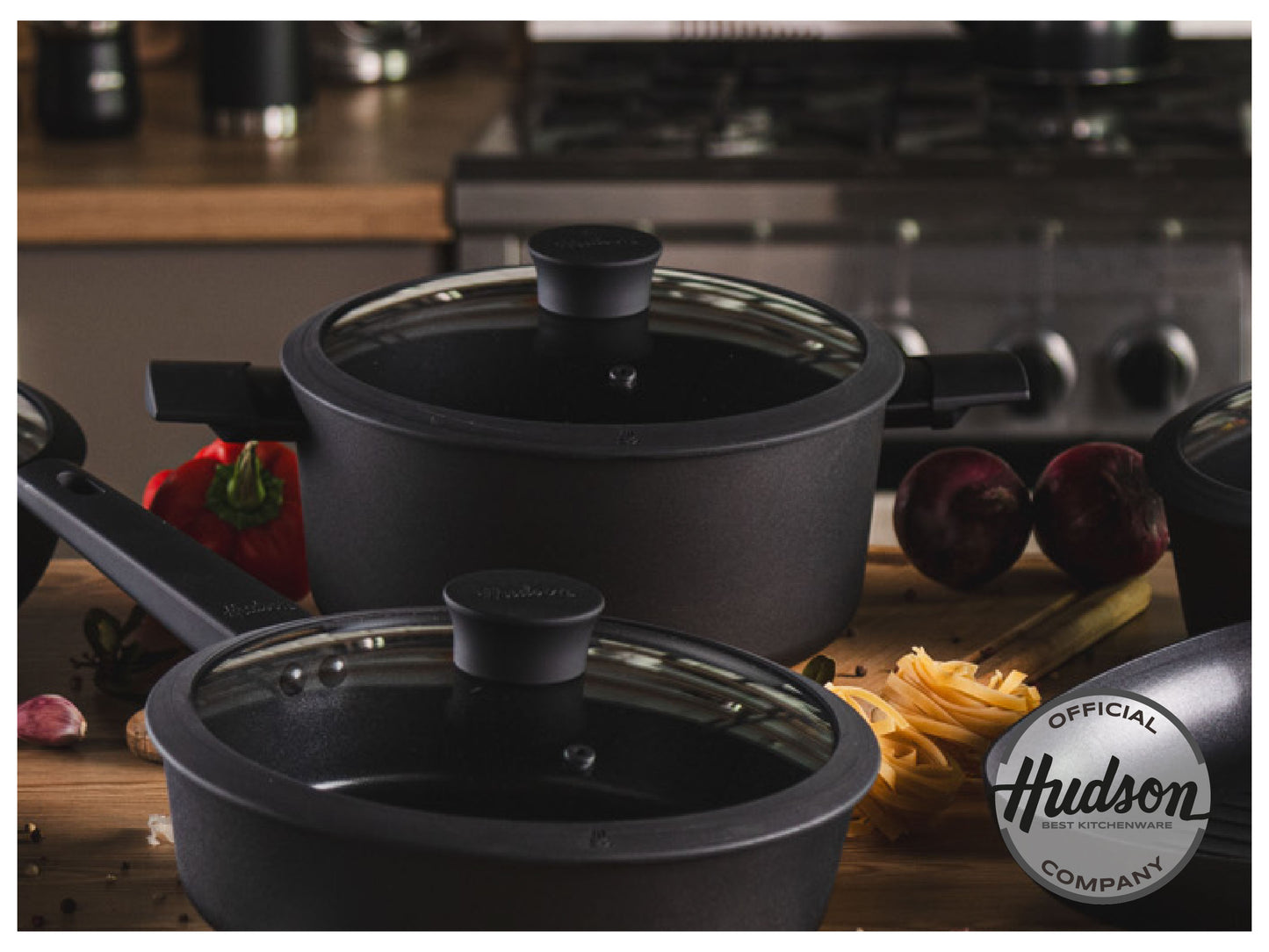 Olla 24 Cm Aluminio Antiadherente Con Tapa Day07