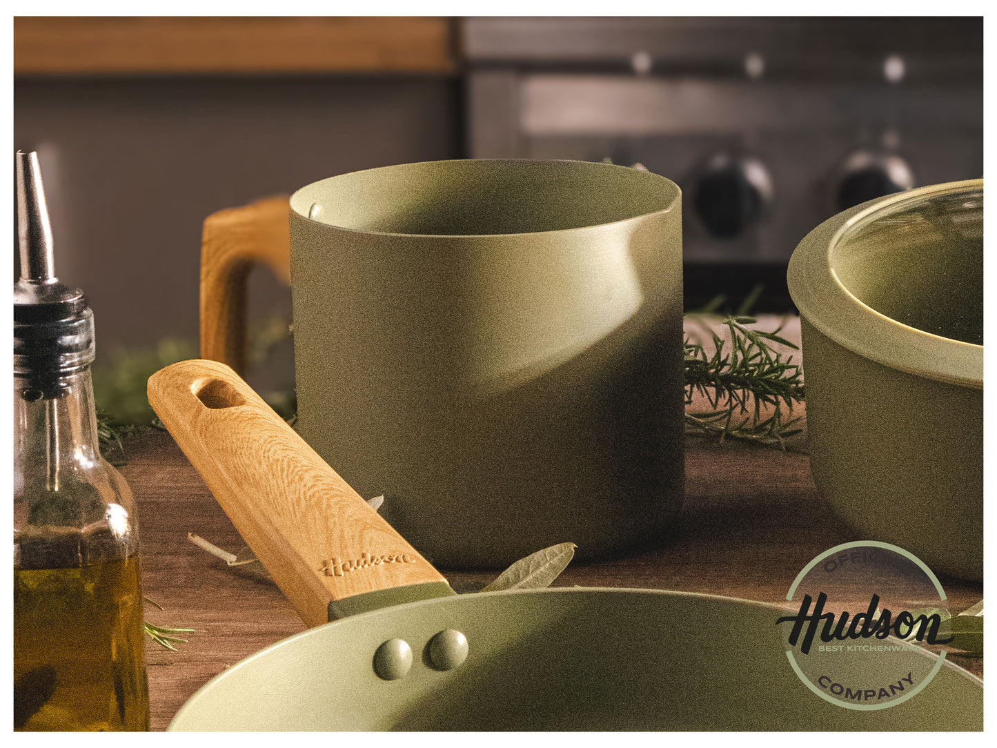 Jarrito Hudson Olive Con Antiadherente