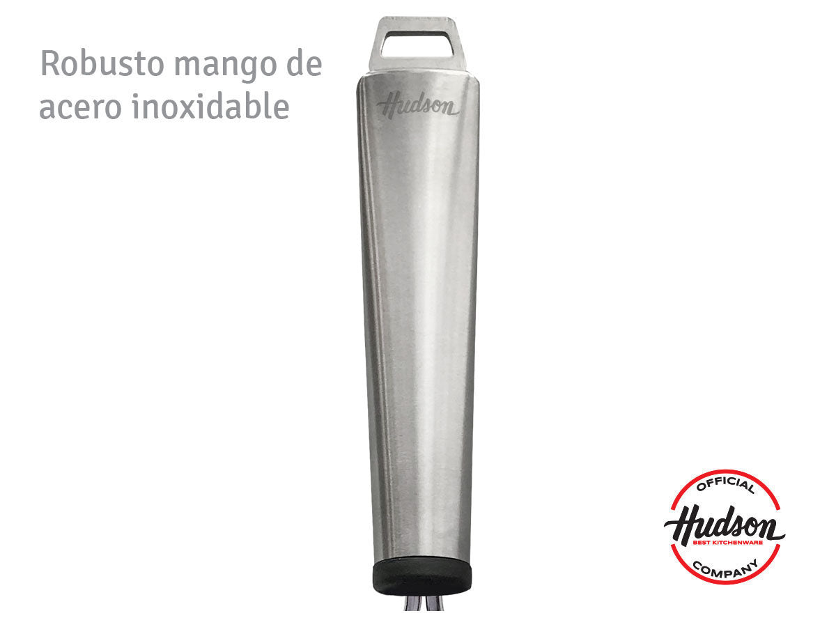 Batidor Manual 33cm De Acero Inoxidable Hudson