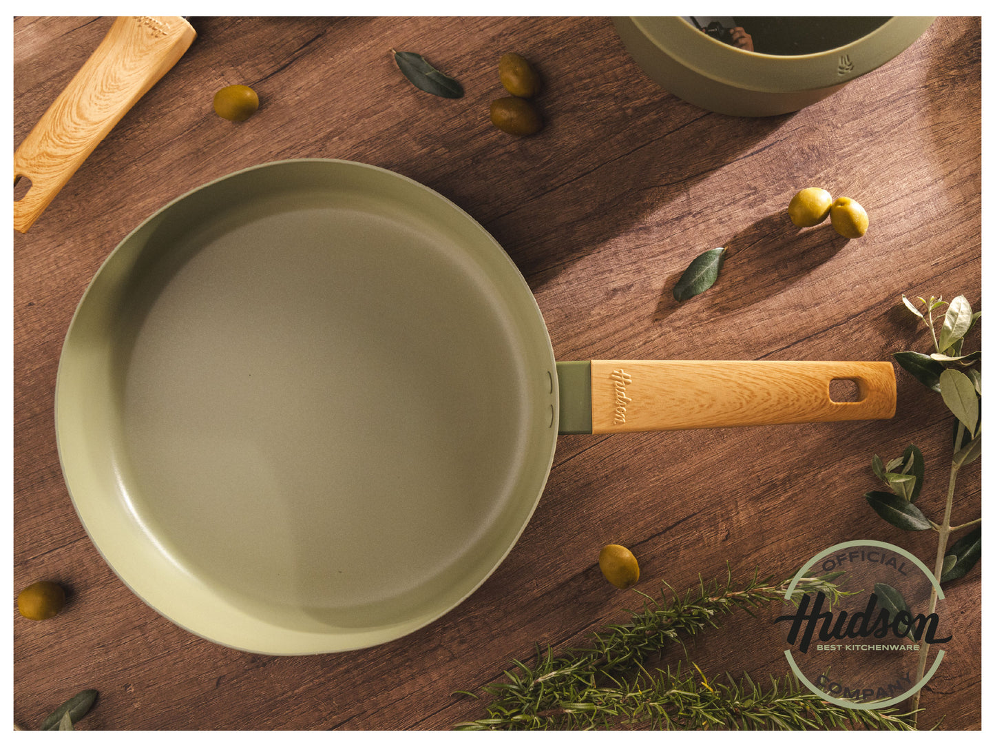 Sartén Hudson Olive 26 Cm Antiadherente Mango Soft Touch