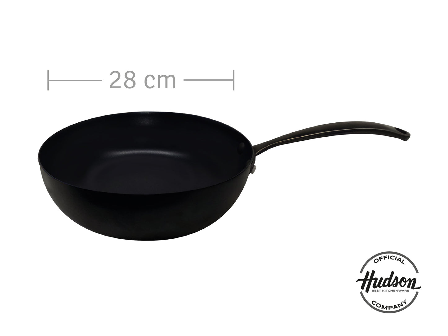Work Hudson 28 Cm Aluminio Forjado Antiadherente Total Black