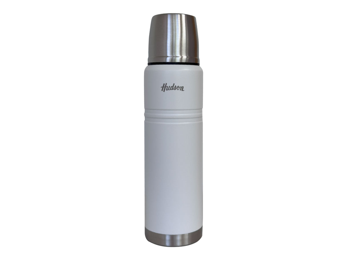 Termo Acero Inoxidable 304 1 L Blanco 3 Piezas Pico Push