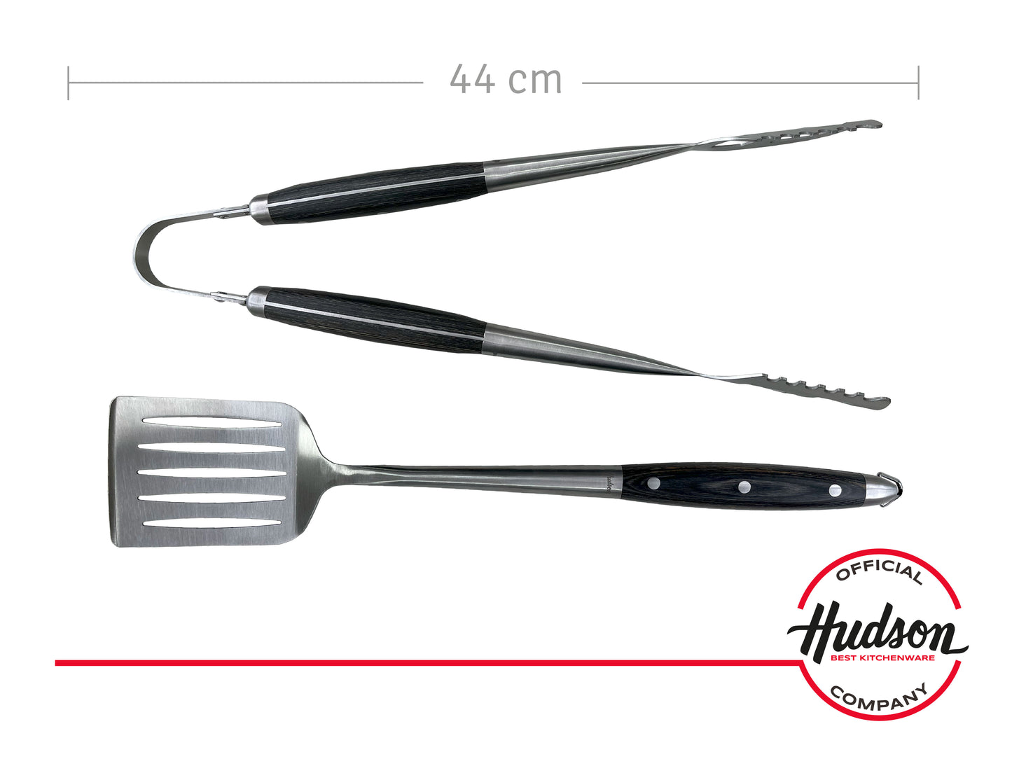 Set Para Barbacoa Hudson 4 Piezas Utensilios Para Bbq