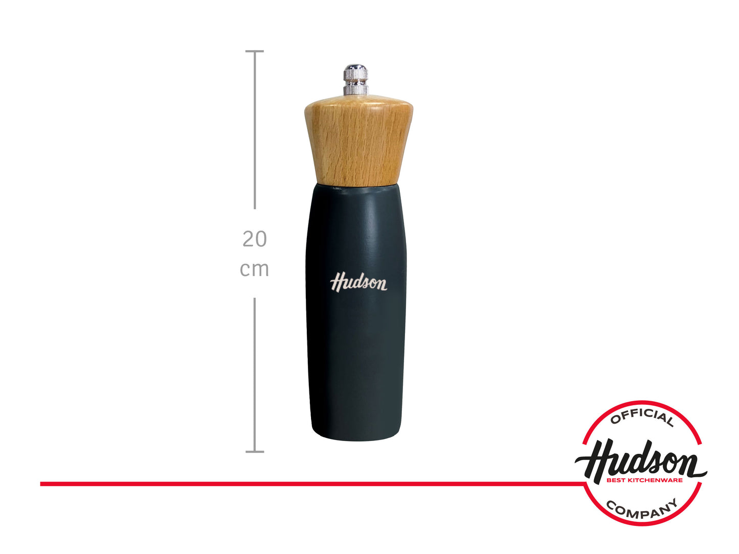 Especiero acero inoxadable + Molinillo de madera