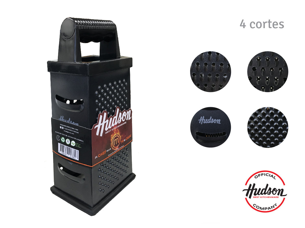 Rallador Acero Inoxidable Hudson 4 Caras 23,8cm
