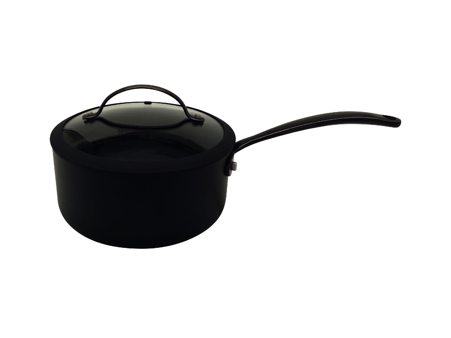 Cacerola Hudson 20 Cm Total Black Aluminio Antiadherente
