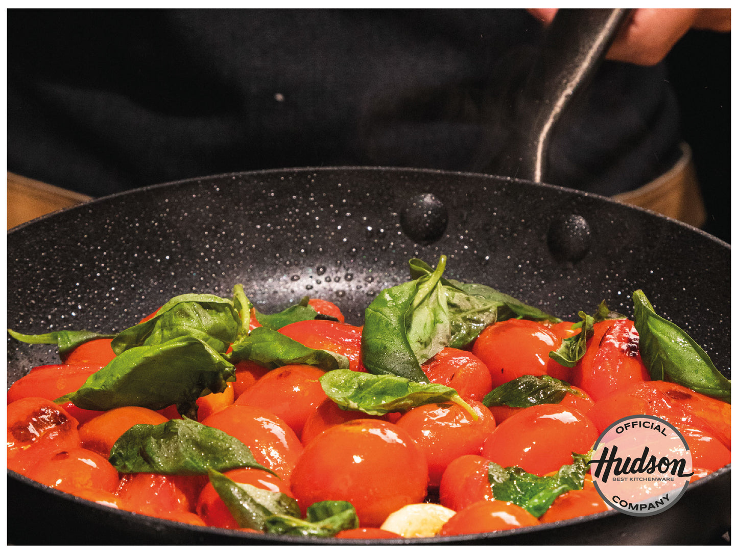 Sartén Hudson 24 Cm Aluminio Antiadherente Total Black