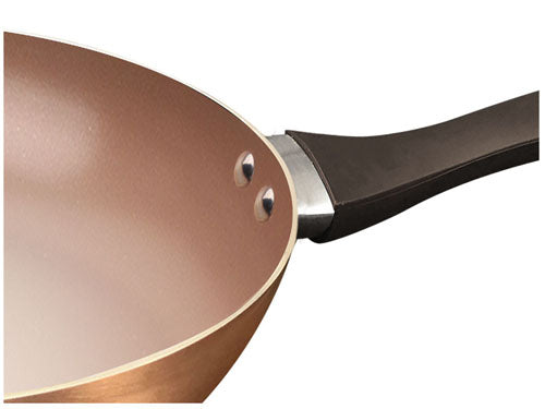Sartén Wok 28 Cm Triple Capa Antiadherente Cerámico Hudson