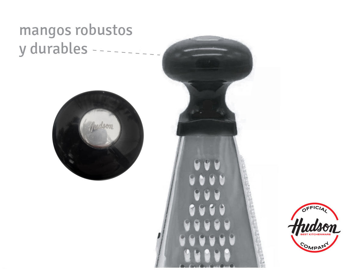 Rallador Manual Hudson Piramide 4 Caras Acero Inoxidable