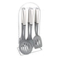 HUDSON Set 6 Utensilios Nylon Y Acero