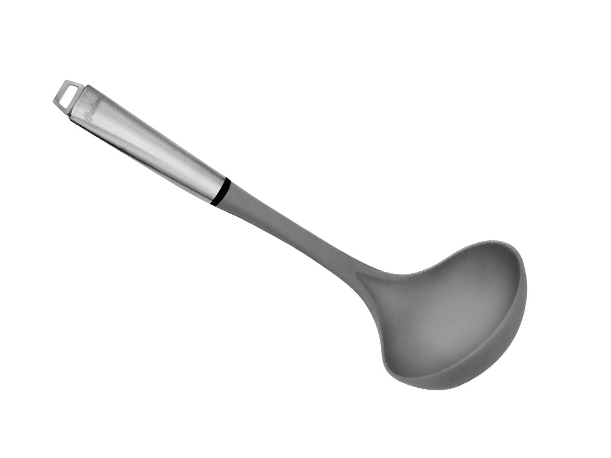 Cucharon Hudson Para Servir Nylon Mango Acero Inoxidable