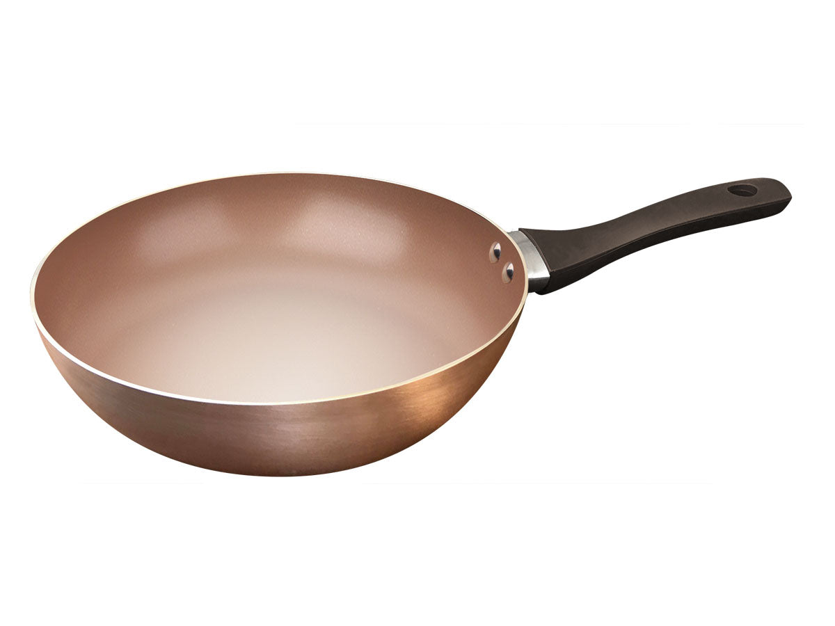 Wok Hudson 28 Cm Triple Capa Antiadherente Cerámico