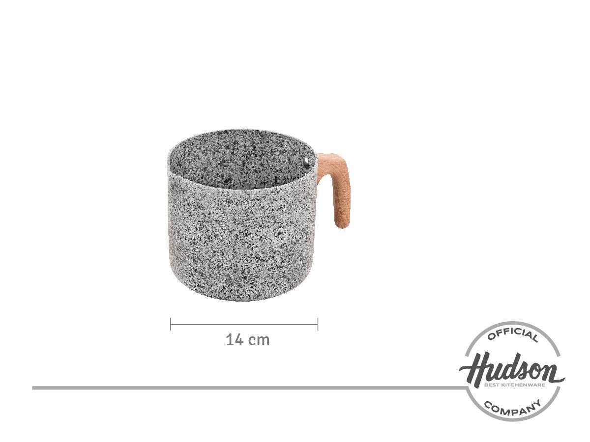 HUDSON Jarro Hervidor Aluminio 14cm Antiadherente Granito Stone