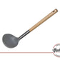 Cucharon de nylon con Mango de Madera