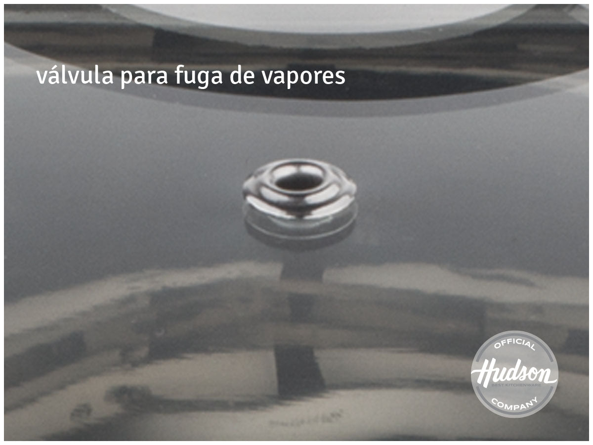 Bateria De Acero Inoxidable Tapa Colador Hudson 6 Piezas