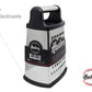 Rallador Acero inoxidable 115x142 + Base Antideslizante + 4 Caras