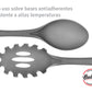 HUDSON Set 6 Utensilios Nylon Y Acero