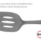 Espátula Calada Hudson Con Mango De Acero Inoxidable