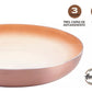 Set 3 Sartenes 24 Cm + 26 Cm + 28 Cm Cobre Hudson