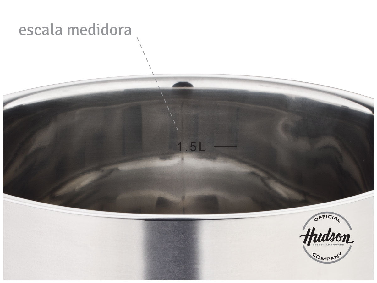 Jarro Hervidor De Acero Inoxidable De 12 Cm Hudson