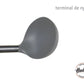 Cucharon de nylon con Mango de Madera