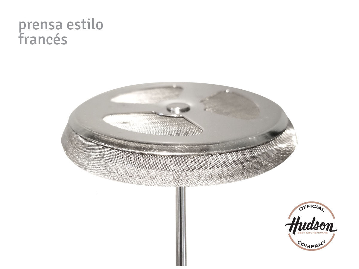 Cafetera Hudson Prensa Francesa Vidrio Acero 800ml Cobre