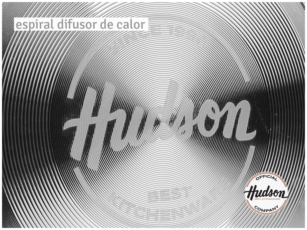 Wok Hudson 28 Cm Triple Capa Antiadherente Cerámico