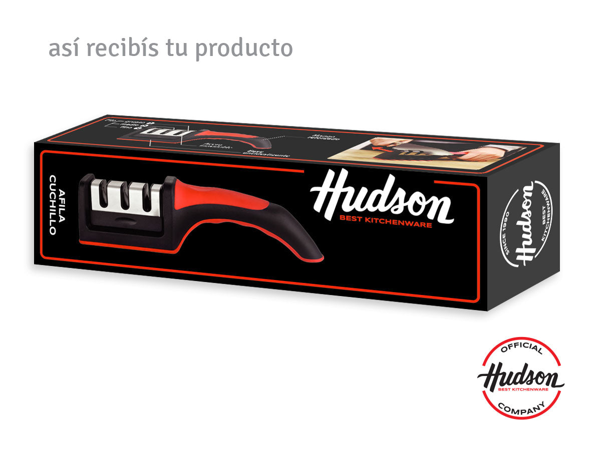 Afilador De Cuchillos Hudson 3 Tiempos Con Mango