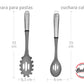 HUDSON Set 6 Utensilios Nylon Y Acero