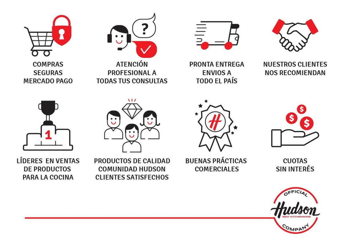 Sartén Hudson 26 Cm Teflon Con Antiadherente