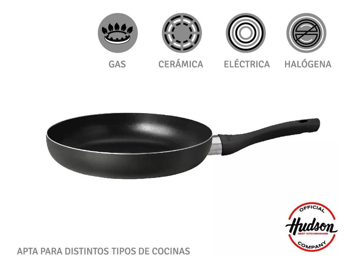 Set Sartenes Hudson 20 Cm + 24 Cm + 26 Cm Aluminio