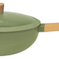 Kit Hudson: Wok Olive Antiadherente 28 Cm 4.6 L + Olla Olive 26 Cm 5.5 L + Olla Olive 24 Cm Válvula