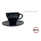 Set Cafetera Italiana Hudson Aluminio 290 ml Para 6 tazas
