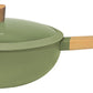 Kit Hudson: Wok Olive Antiadherente 28 Cm 4.6 L + Olla Olive Antiadherente 26 Cm 5.5 L