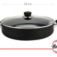 Paellera Antiadherente Negro Hudson 28 Cm Aluminio