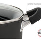 Olla Cacerola Hudson 24 Cm Aluminio Con Antiadherente