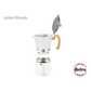 Set Cafetera Italiana Hudson Aluminio 290 ml Para 6 tazas