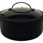 Kit Hudson: Molinillo Negro 20cm + Cacerola Antiadherente Negra 28cm + Bifera Negra 26cm