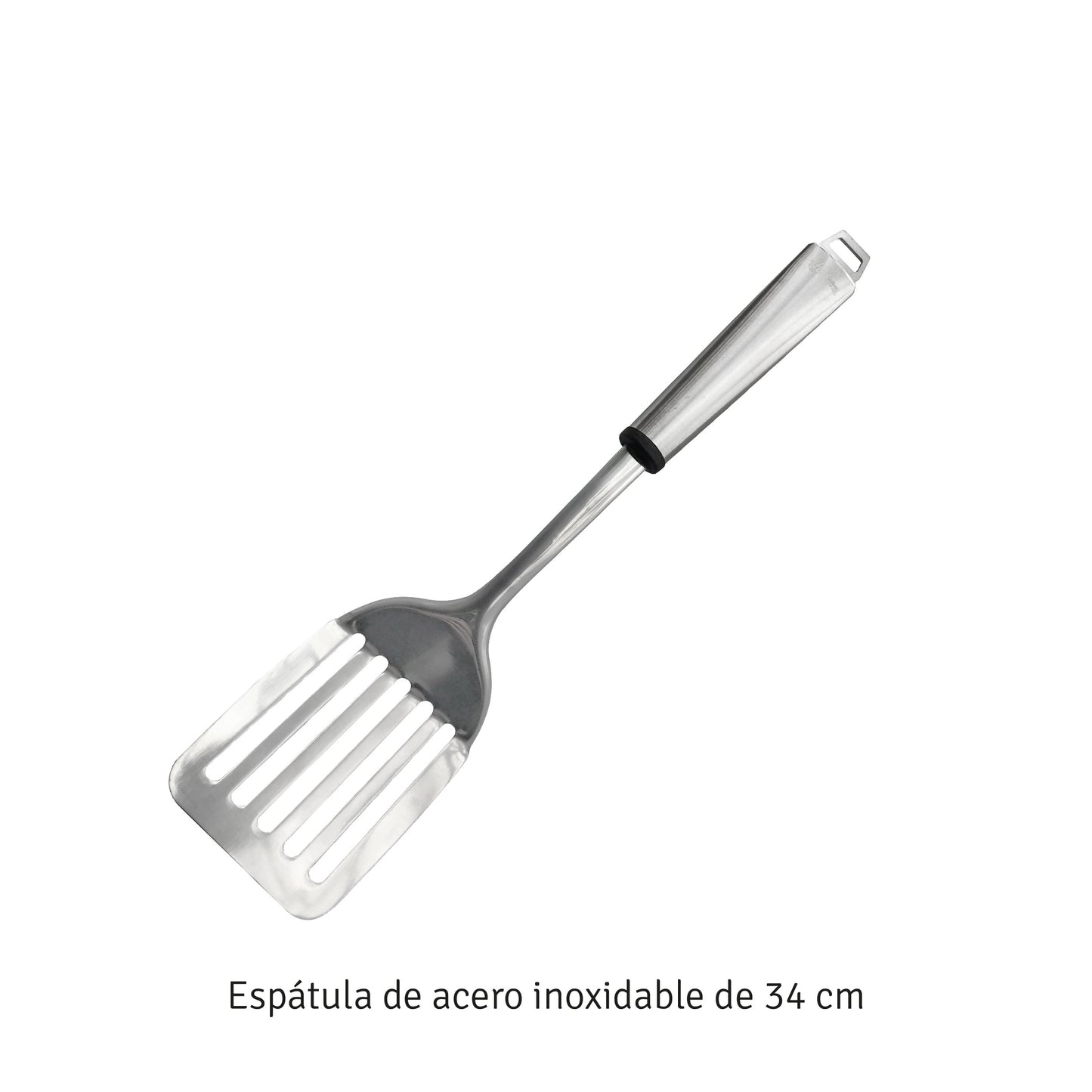 Espátula Acero Inoxidable + Mangos de Acero   Línea Utensillos