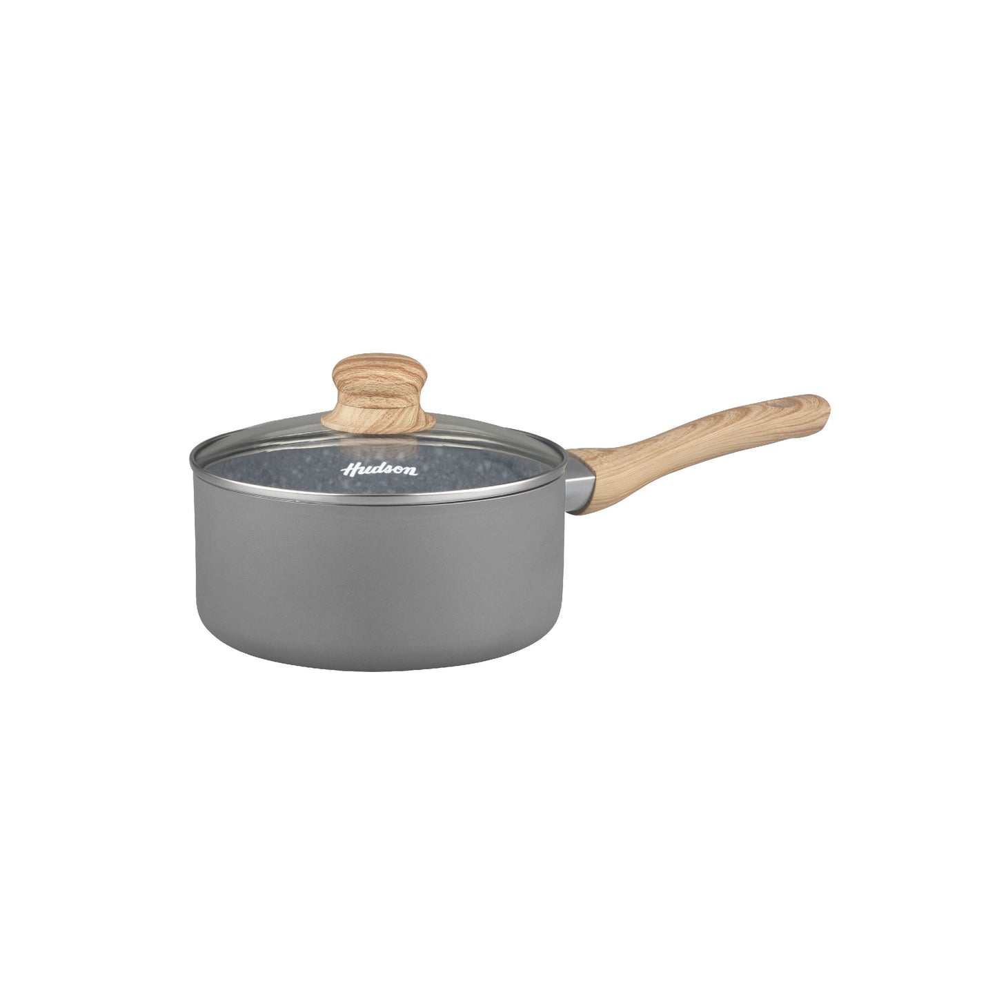 Olla 2 Piezas Granito 1.8 L Aluminio con Antiadherente PTFE + Mango Soft Touch