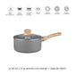 Olla 2 Piezas Granito 1.8 L Aluminio con Antiadherente PTFE + Mango Soft Touch