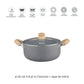 Olla Cacerola Hudson 26 Cm Aluminio antiadherente