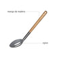 Cuchara Calada Hudson Nylon Mango Madera 34cm Cocina