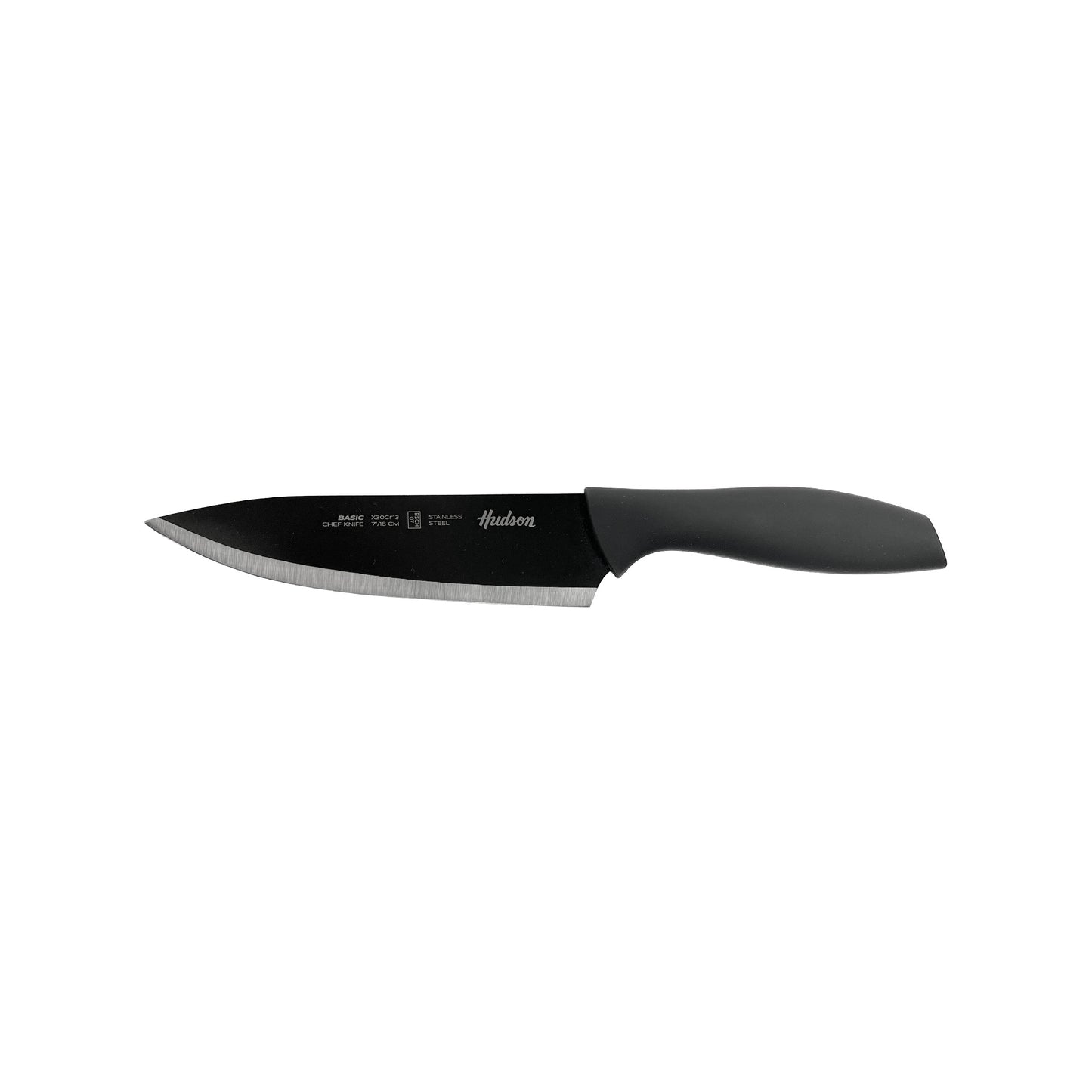 Cuchillo Hudson Chef 7'' Basic Acero Inoxidable Borde Pulido