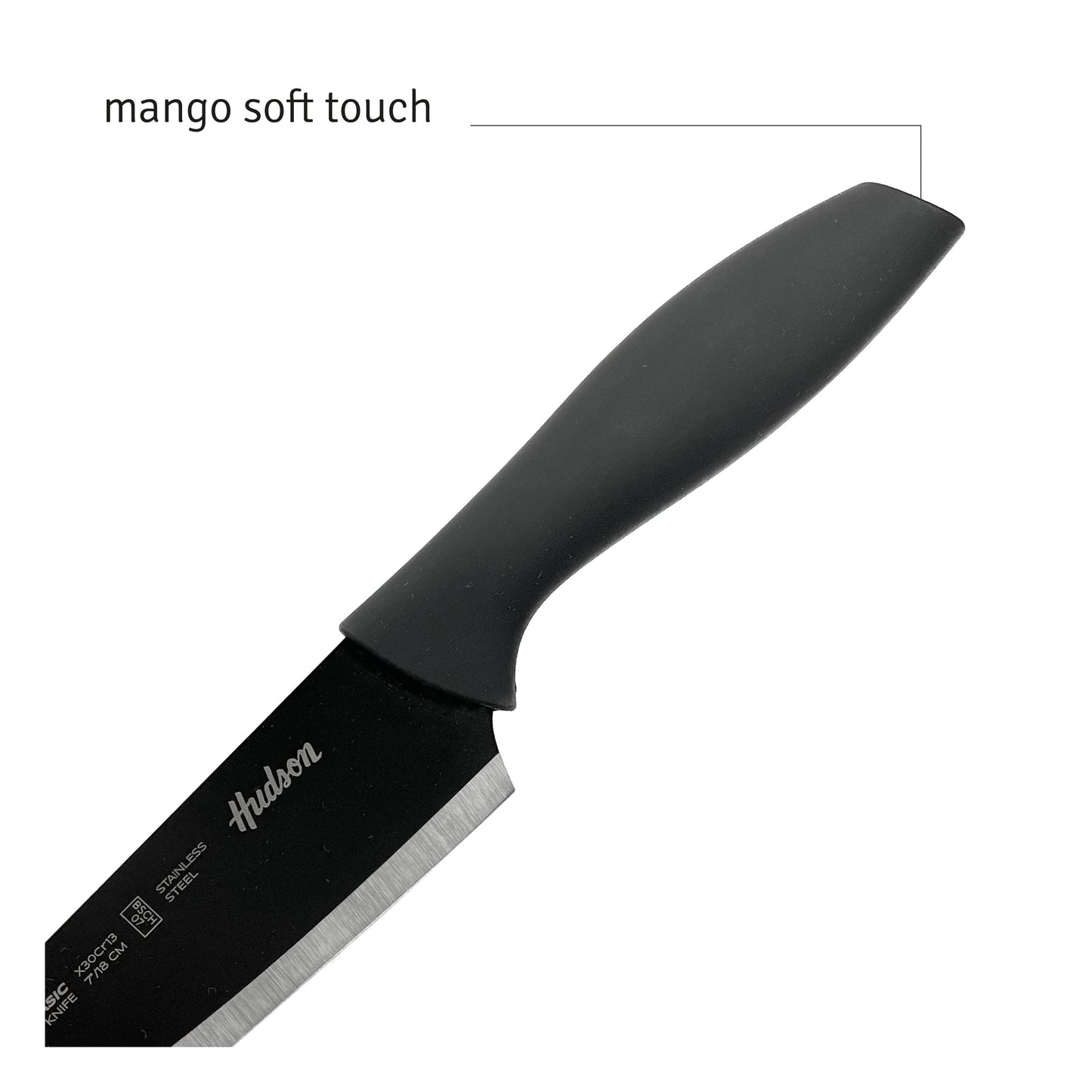 Cuchillo Hudson Chef 7'' Basic Acero Inoxidable Borde Pulido