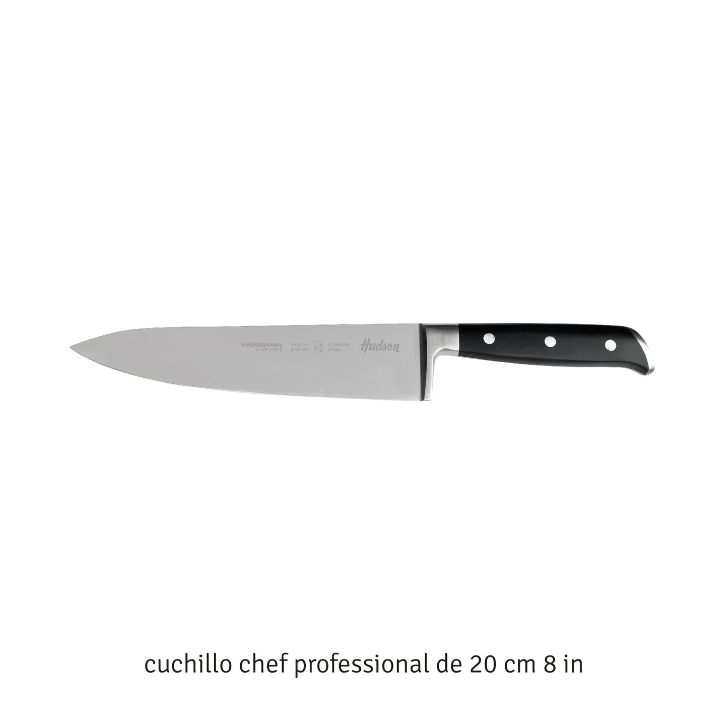 Cuchillo Hudson Chef 8 Acero Inoxidable Professional